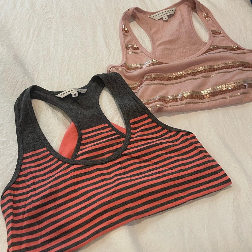 Trina Turk racerback tank top bundle